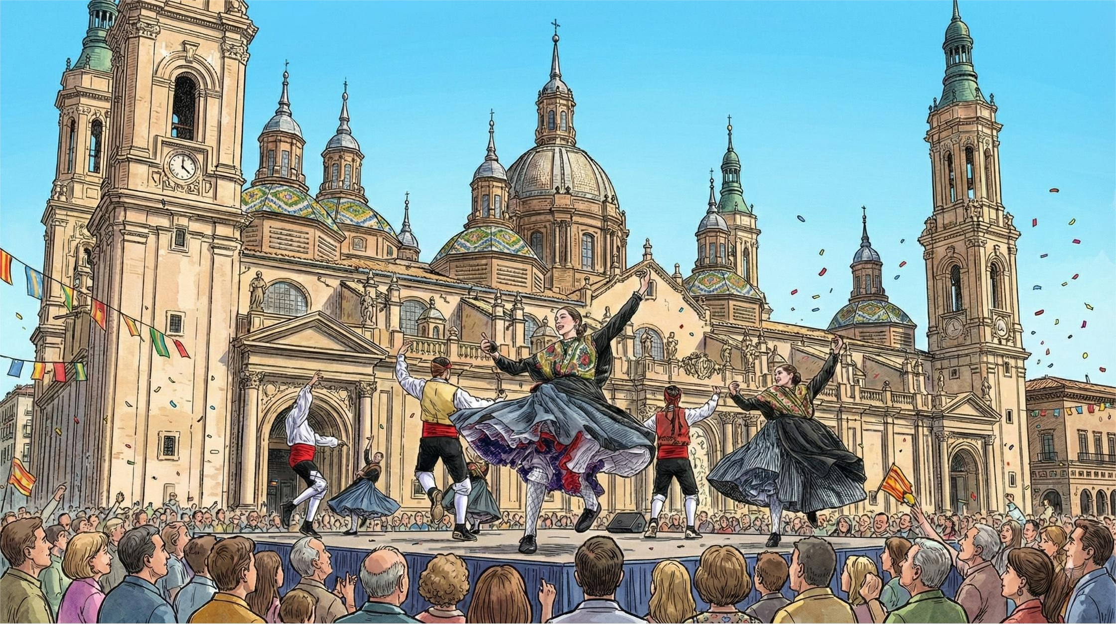 Fiestas del Pilar: Vive la Ofrenda y la fiesta desde el epicentro (sin agobios)